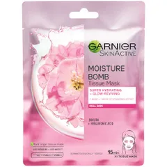 Garnier - Moisture Bomb Sakura Hydrating Face Sheet Mask for Dull Skin