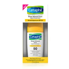 Cetaphil - liquidSheer Mineral Sunscreen Face Liquid Broad Spectrum SPF 50