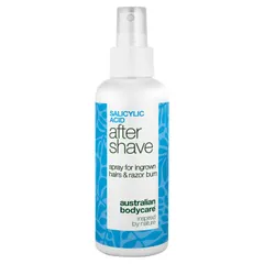 Australian Bodycare - Salicylic Acid After Shave Spray for Razor Bumps — After Shave Spray for razor burns and ingrown hairs. Soothes itching with Salicylic Acid, Aloe Vera, and Panthenol for a smooth finish