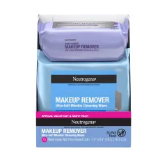 Neutrogena - Makeup Remover Ultra-Soft Micellar Cleansing Wipes Day and Night, , 75 Count