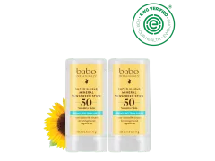Babo Botanicals Super Shield Mineral Sunscreen Stick SPF50 Duo
