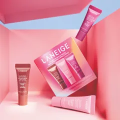 LANEIGE - Glassy Lip Minis 3 Pc. Glaze Craze Tinted Peptide Lip Serum Gift Set