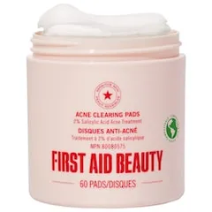 First Aid Beauty - Acne Clearing Pads - 2% Salicylic Acid Acne Treatment