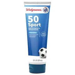 Walgreens - Sport Sunscreen Lotion SPF 50 Fresh Scent