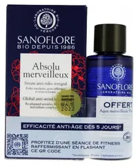 Sanoflore - Absolu Merveilleux Global Anti-Wrinkle Serum Organic + Aqua Merveilleuse Organic Botanical Peel Free