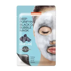 PUREDERM - Deep Purifying Black O2 Bubble Mask