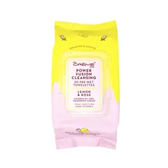 The Crème Shop - Power Fusion Cleansing 30 Pre-Wet Towelettes - Lemon & Rose