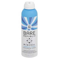 Mineral SPF 50 Sport Sunscreen Spray, Vanilla-Coco