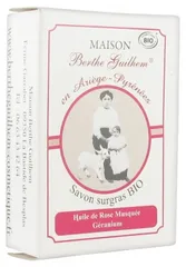 Maison Berthe Guilhem - Organic Fatty Soap Musk Rose Oil Geranium