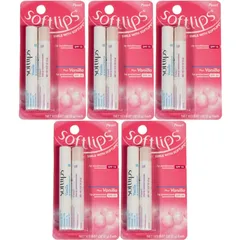 Softlips - Lip Sunscreen Pearl SPF 15 Plus Vanilla SPF 20, 0.7 Ounces Each