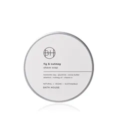 Bath House - Fig Nutmeg Shave Soap in Tin