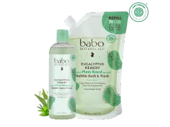 Babo Botanicals - Eucalyptus Remedy Bubble Bath Wash Set