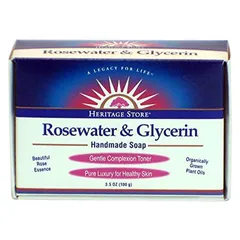 Heritage Store - Bar Soap- Rosewater + Glycerin
