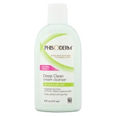 Phisoderm - Deep Clean Cream Cleanser, Normal to Dry Skin