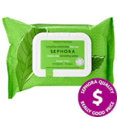 SEPHORA COLLECTION - Exfoliating Wipes - Green Tea - Mattifying