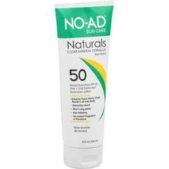 NO-AD - Natural Sunscreen Lotion, SPF 50