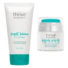 Thrive Causemetics - Bright Balance Cleanser™ + Defying Gravity Moisturizer™
