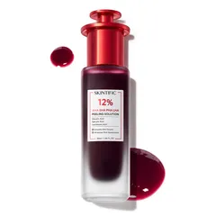 skintific - 12% AHA BHA PHA LHA Peeling Solution Serum