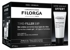Filorga - TIME-FILLER 5XP Correction Cream-Gel All Types of Wrinkles + Night Free