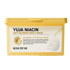 Some By Mi - Buy Yuja Niacin Anti-Blemish Daily Mask in Australia - Korean Skincare Online