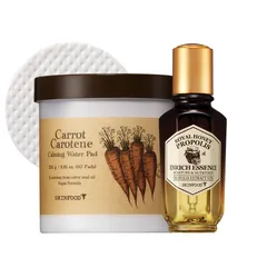 Skinfood - Royal Honey Essence + Carrot Water Pad
