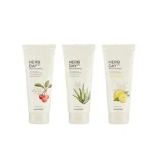 THE FACE SHOP - Herb Day 365 Master Blending Cleansing Cream - 3 Types