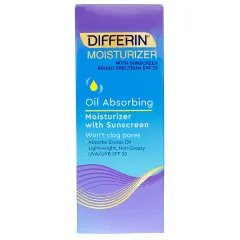 Differin - Oil Absorbing Moisturizer with Sunscreen, Broad-Spectrum UVA/UVB SPF 30