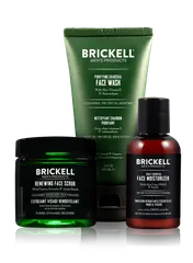 Brickell Men's Products - Monthly Daily Advanced Face Care Routine