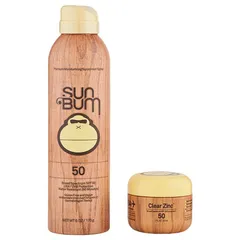 Sun Bum - SPF 50 Sunscreen Spray & SPF 50 Clear Zinc Oxide