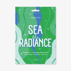 FaceTory - Sea The Radiance Refreshing and Plumping Sheet Mask- Peptides and Seaweed