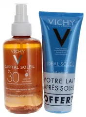Vichy - Capital Soleil Sun Protection Water Sublimated Tan SPF30 + Soothing After Sun Milk Free