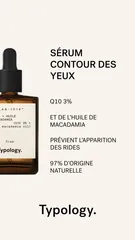 Typology Paris - Sérum Contour des yeux — Q10 3% + Huile de macadamia