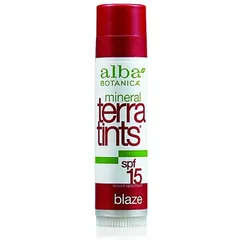 Alba Botanica - Mineral TerraTints Lip Balm SPF 15, Blaze