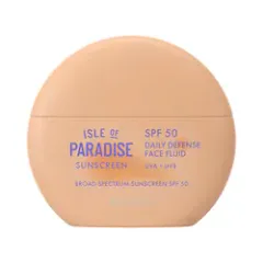 Isle of Paradise Daily Defense Face Fluid SPF 50 Sunscreen