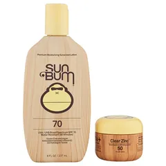 Sun Bum - SPF 70 Sunscreen Lotion & SPF 50 Clear Zinc Oxide