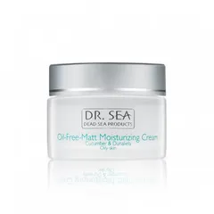 DR SEA - Oil-Free-Moisturizing Cream - Cucumber and Dunaliela Extracts