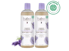 Babo Botanicals - Calming Lavender Bubble Bath Wash Duo