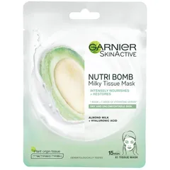Garnier - Nutri Bomb Milky Sheet Mask Almond Milk and Hyaluronic Acid