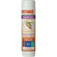Badger - SPF 35 Clear Zinc Kids Face Stick