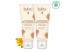 Babo Botanicals Moisturizing Oat Calendula Body Lotion Duo