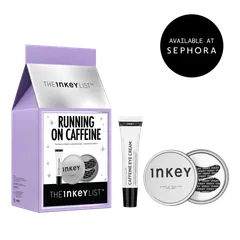 INKEY USA - Running on Caffeine - Caffeine Eye Cream Reusable Eye Patches Set