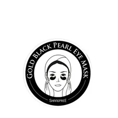Gold Black Pearl Eye Mask x 1 Pair
