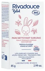 Rivadouce - Baby Lipid-Enriched Cleansing Bar Organic