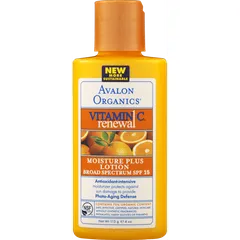 Avalon Organics - Vitamin C Renewal Moisture Plus Lotion SPF 15 -- []