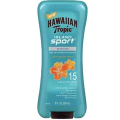 Hawaiian Tropic - Island Sport High Performance Sunscreen Lotion, Light Tropical Scent SPF 15