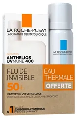 La Roche-Posay - Anthelios UVmune 400 Invisible Fluid SPF50+ + Thermal Spring Water Free