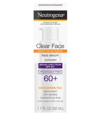 Neutrogena - Clear Face Serum Sunscreen with Green Tea Broad Spectrum SPF 60+ Fragrance Free