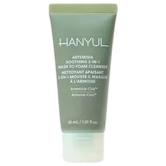 HANYUL - Mini Artemisia Soothing 2-in-1 Mask to Foam Cleanser with Hyaluronic Acid + BHA