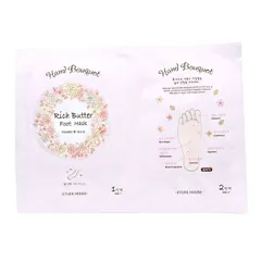 Etude House - Hand Bouquet Rich Butter Foot Mask - Korean Beauty Store