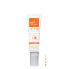Suntegrity - "5 In 1" Natural Moisturizing Face Sunscreen - Tinted, Broad Spectrum SPF 30